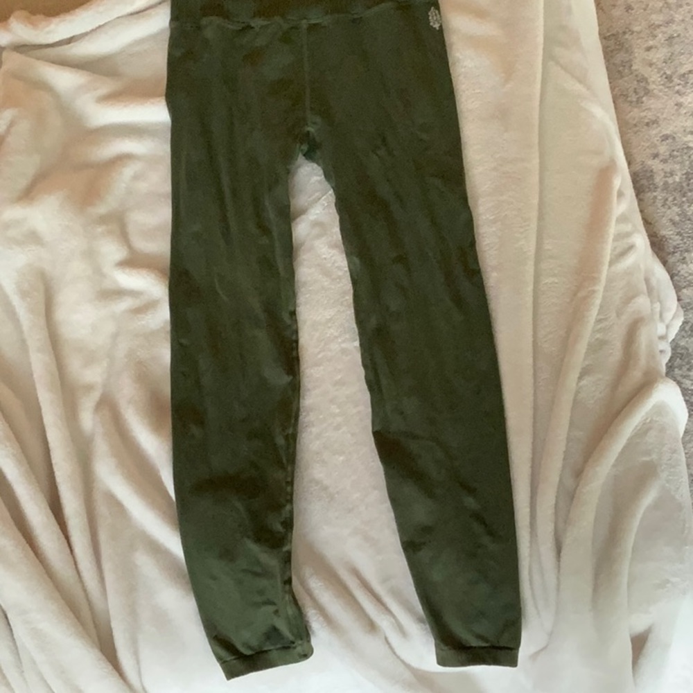 Free people high-rise 7/8 length good karma leggings